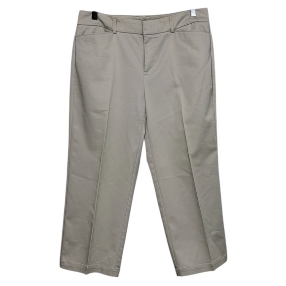 DOCKERS WOMEN - SIZE 10 - THE NOUVEAU FIT CROP PANTS/SLACKS - COTTON BLEND - B14 - Picture 2 of 12